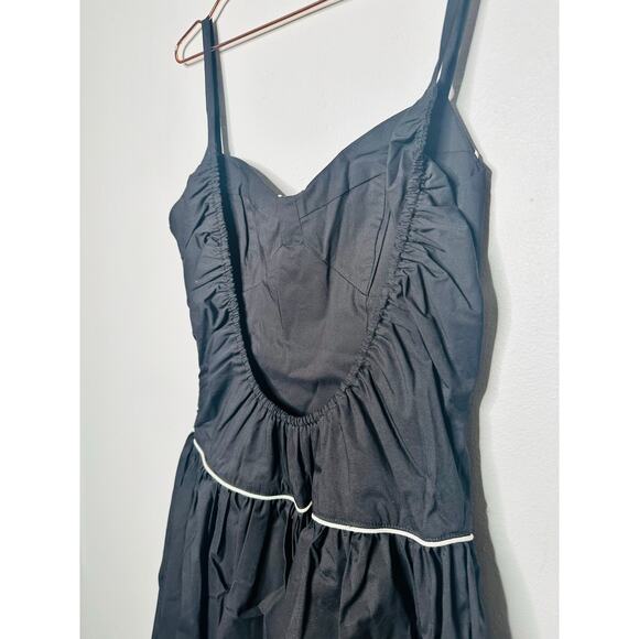 NWT Caroline Constas Black White Orella Geometric Piping Mini Dress Size Small - Picture 11 of 15